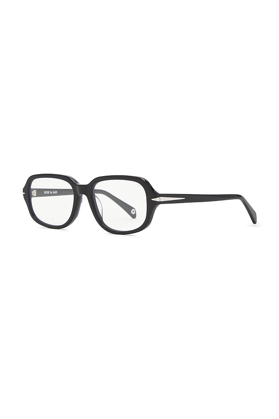 view 2 of 3 Dusk Sunglasses in Gloss Black & Clear Lens