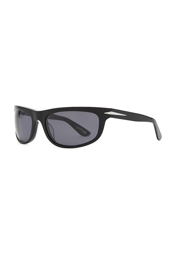 view 2 of 2 Heat Polarized Sunglasses in Gloss Black & Grey Lens