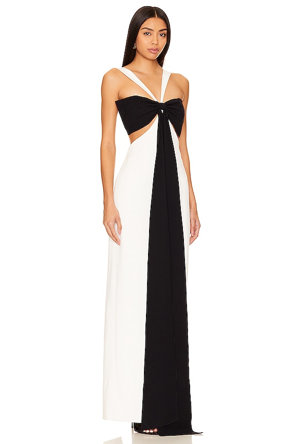 view 2 of 3 Elizabeth Bowed Gown in White