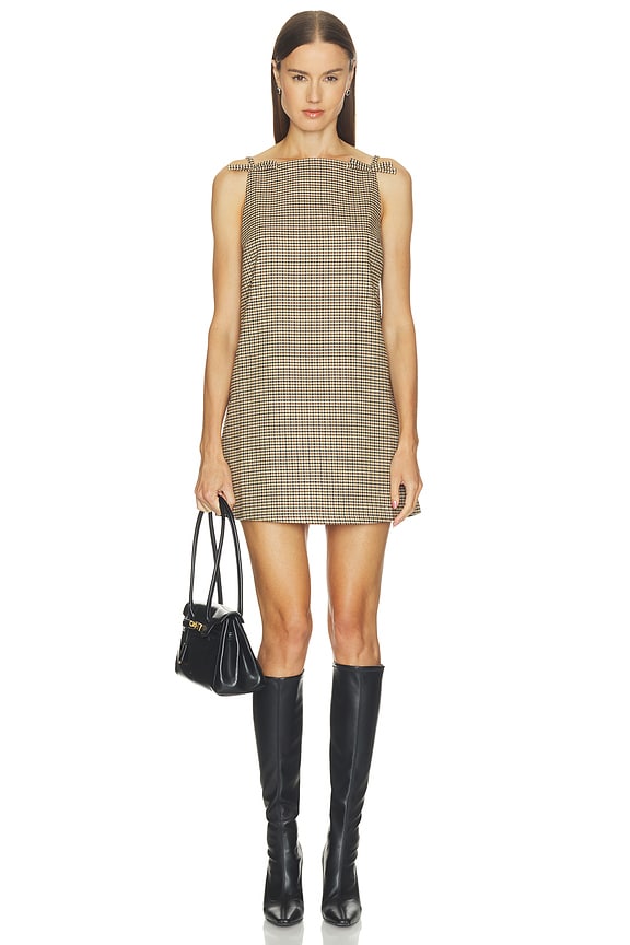 Check Gigi Mini Dress