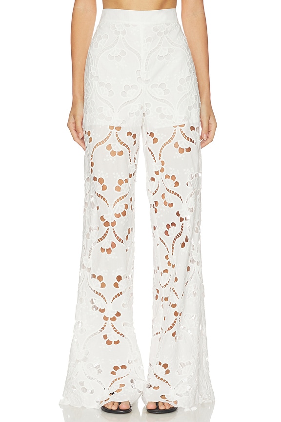 view 1 of 6 PANTALON VALENTINE in White