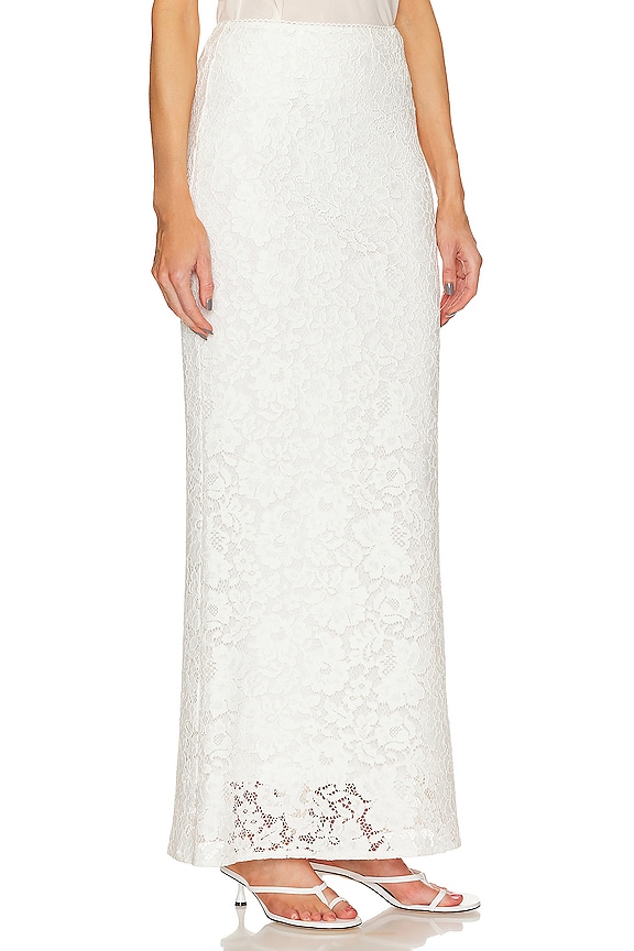 view 2 of 4 Florence Maxi Skirt in White