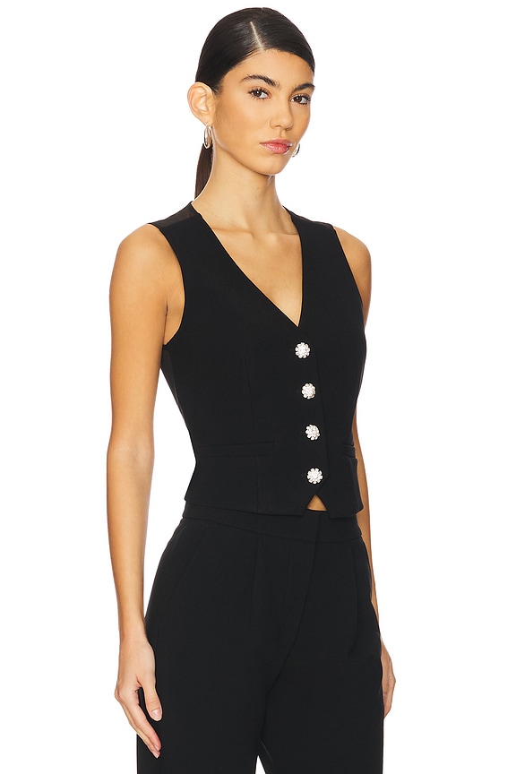 view 2 of 5 Scholar Transparent Vest in Black