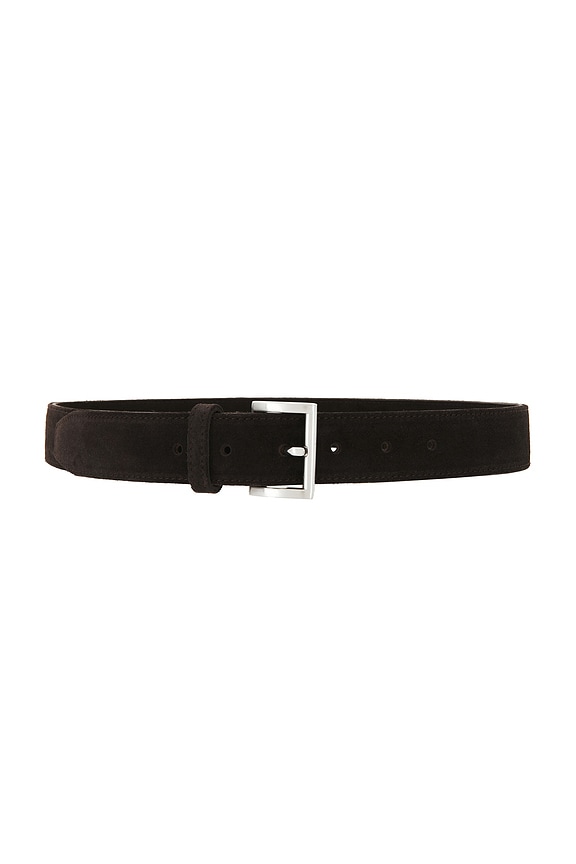 view 1 of 3 Suede Homme Belt in Coffee