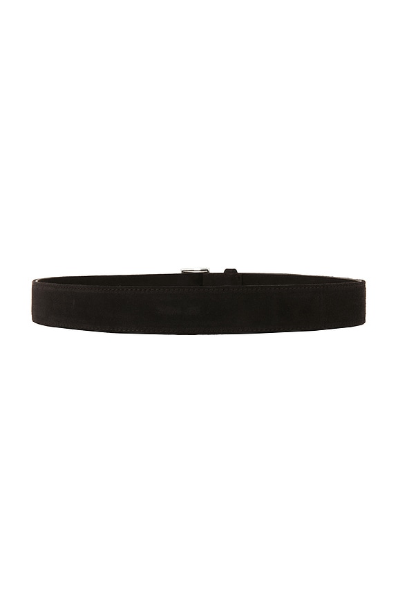 view 2 of 3 Suede Homme Belt in Coffee