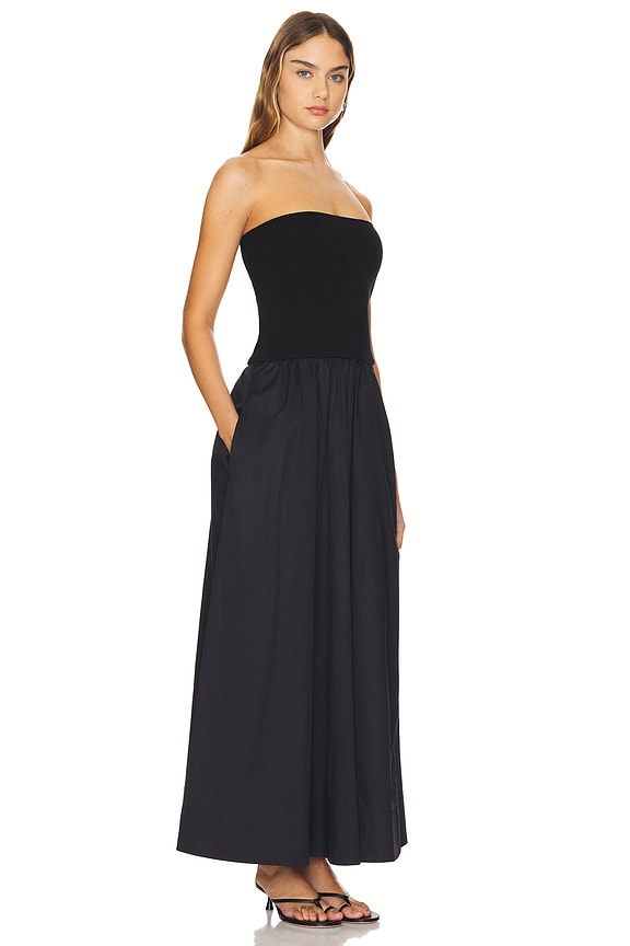 view 2 of 3 Strapless Dress in Black