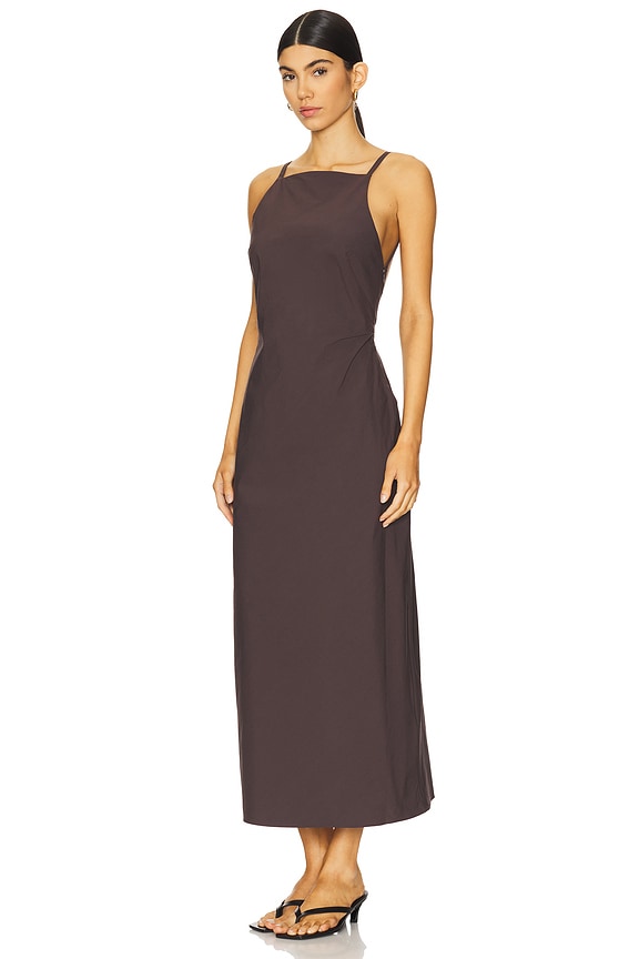 view 2 of 3 MAXIVESTIDO in Chocolate Plum