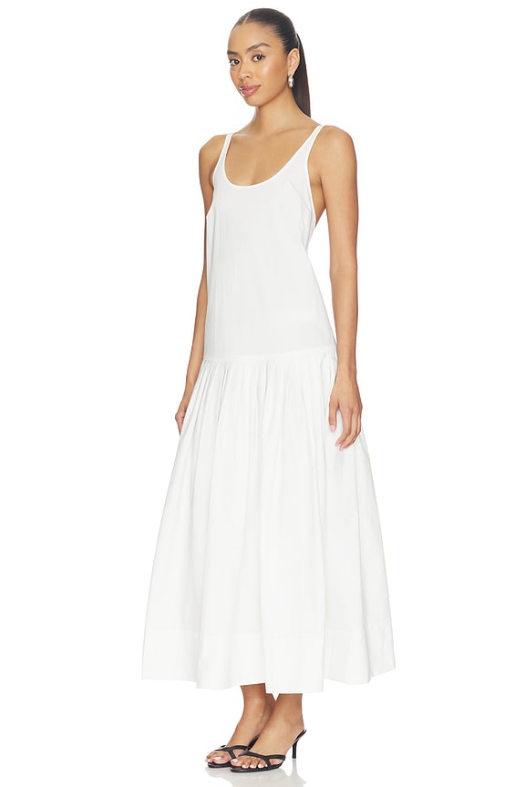 view 2 of 3 ROBE PLISSÉE RELAXED in Off White