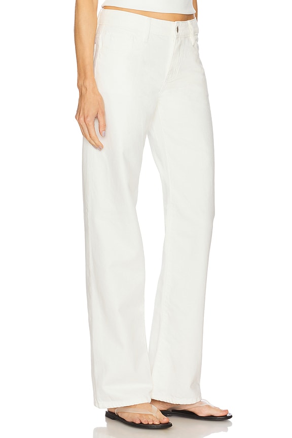 view 2 of 6 S 로우라이즈 진 in White