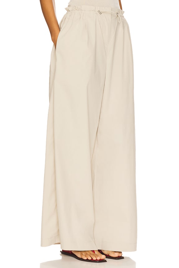 view 2 of 6 St Agni Petit Paperbag Waist Pants in Creme