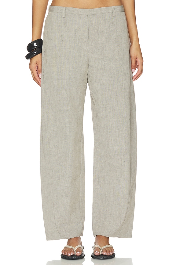 view 1 of 6 Fine Band Balloon Pants in Pebble Melange