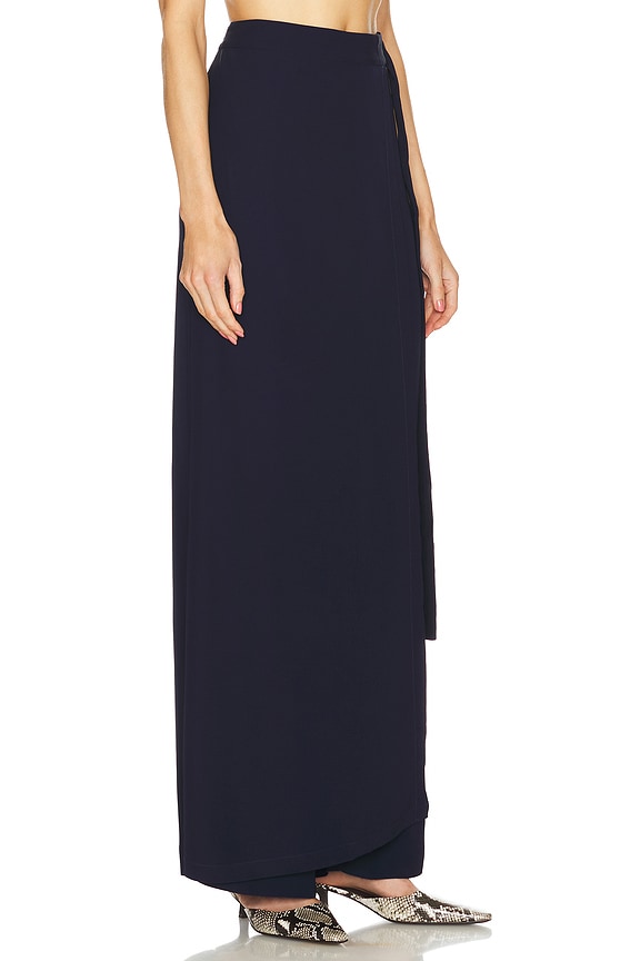 view 2 of 5 PANTALON WRAP in Inkwell