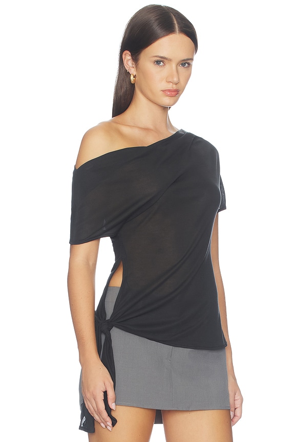 Fine Jersey Off Shoulder Top