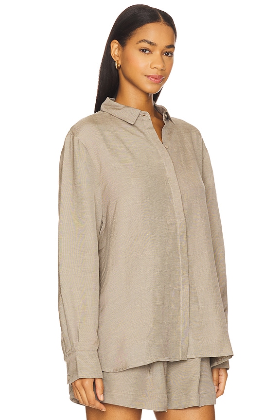 view 2 of 4 Melange Classic Shirt in Rye