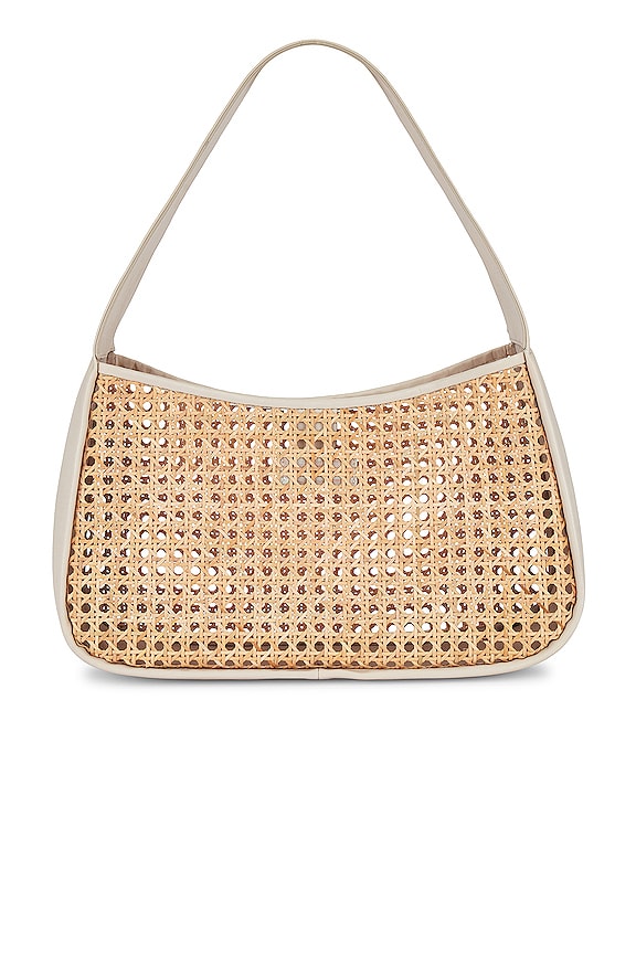 view 2 of 5 Rattan Basket Bag in Ecru