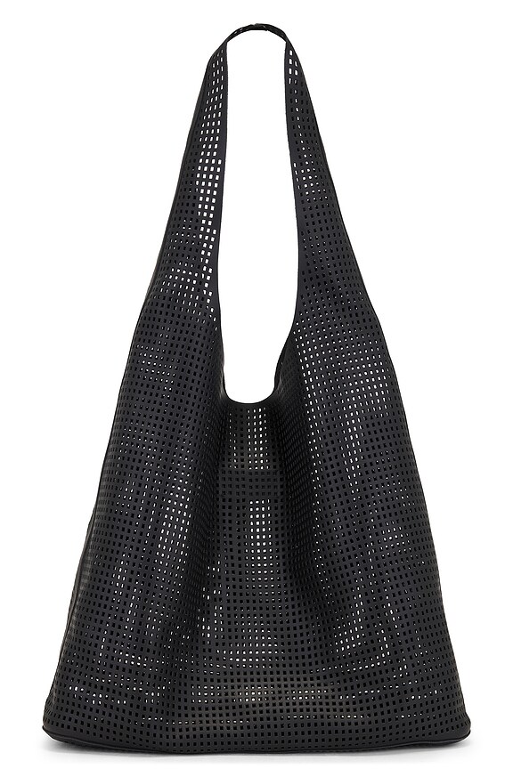 view 2 of 4 Perforated Soft Tote in Black