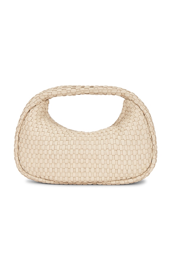 view 2 of 4 Lattice Weave Mini Bon Bon Bag in Creme