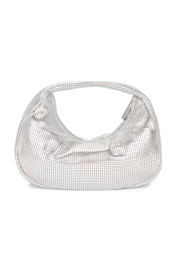 view 2 of 6 Perforated Mini Bon Bon Bag in Silver