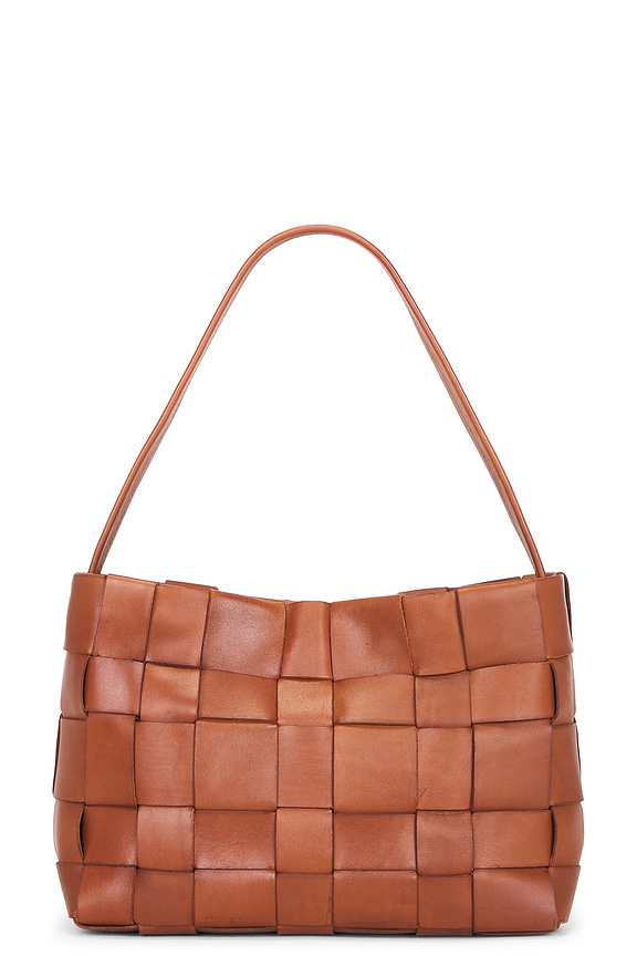 view 1 of 6 BOLSO TOTE TEJIDO in Chestnut