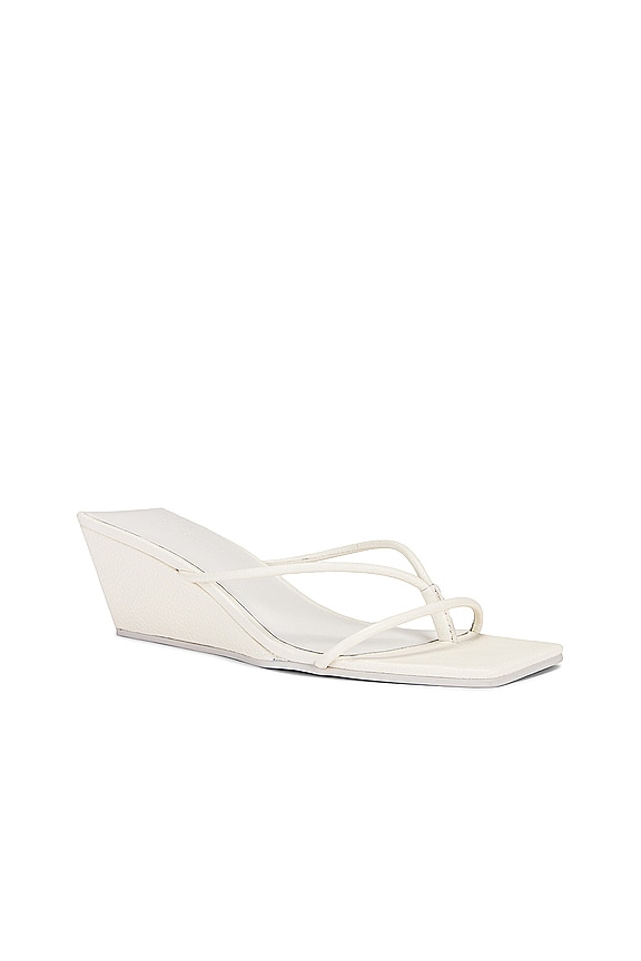 view 2 of 5 SANDALES COMPENSÉES BASSES MINIMAL in White