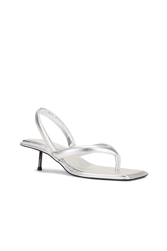 view 2 of 5 スリングバックのヒール in Silver