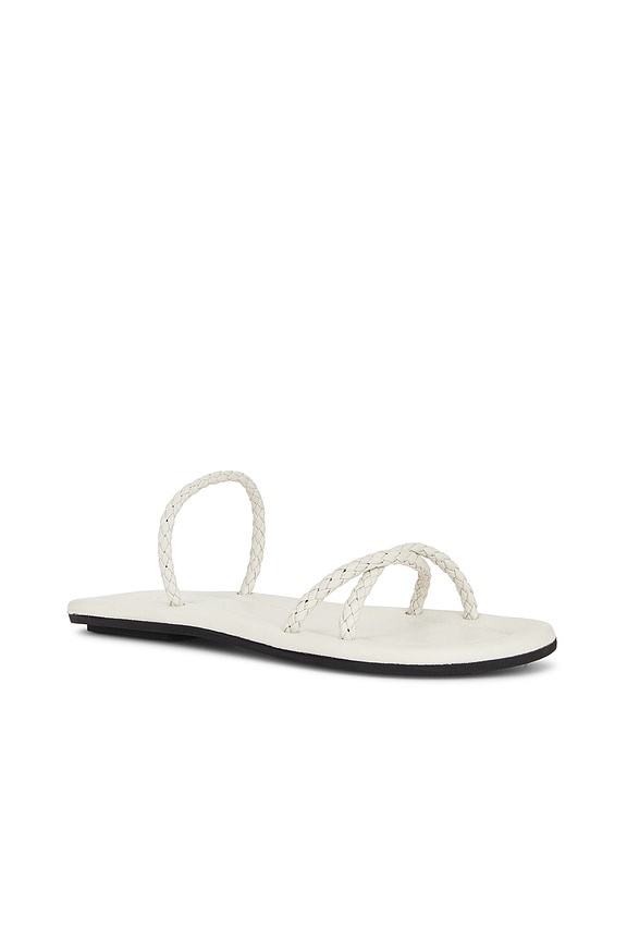 view 2 of 5 Woven Rope Slide in Off White