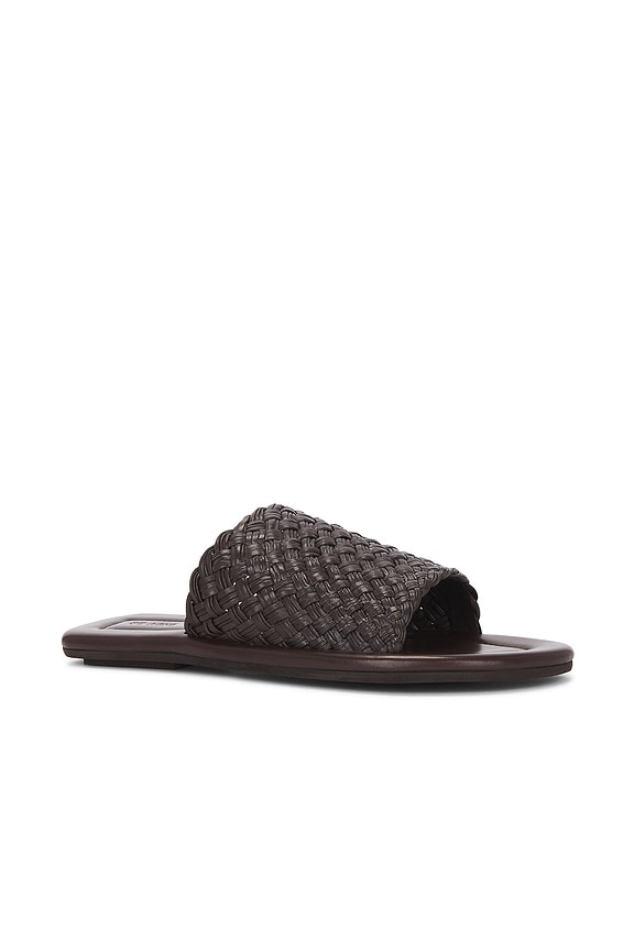 view 2 of 5 Woven Minimal Slide in Chocolate