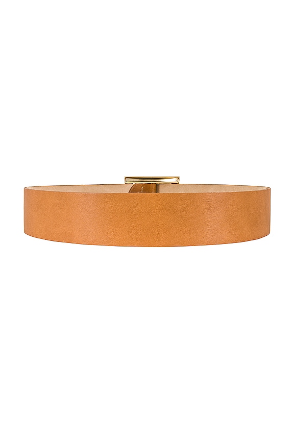 view 2 of 3 Della Belt in Tan & Gold
