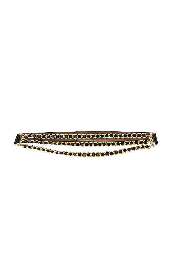 Streets Ahead Jen Belt in Black & Gold | REVOLVE