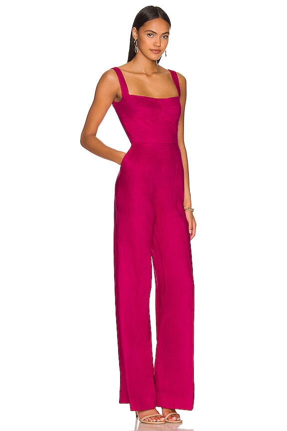 view 2 of 3 Rachel Jumpsuit in Bright Berry
