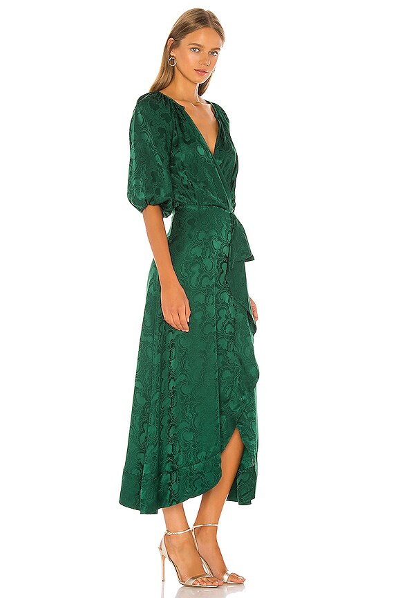 view 2 of 5 Draped Olivia Dress in Forest