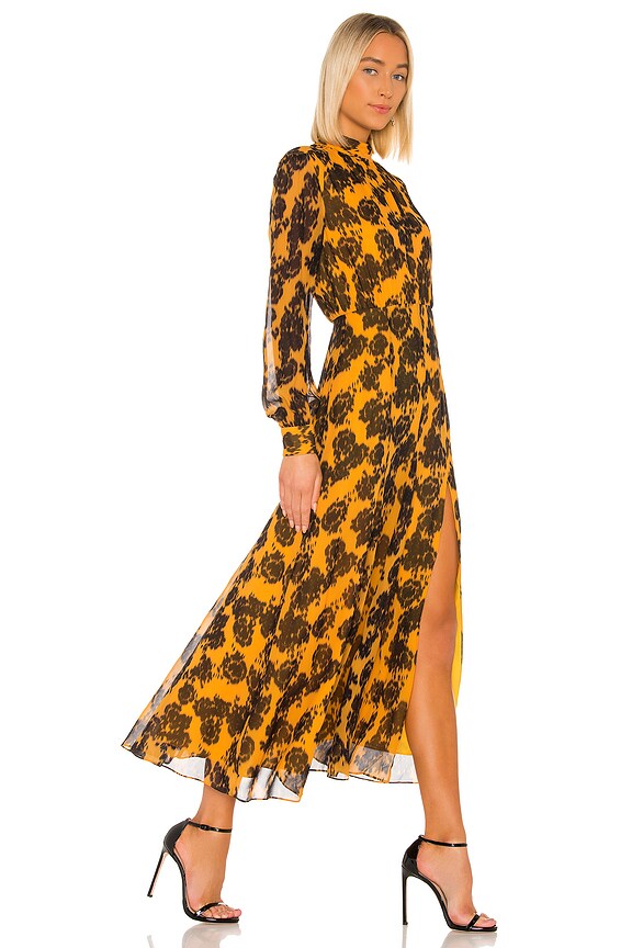 view 2 of 3 JACQUI 가운 in Saffron Rosa