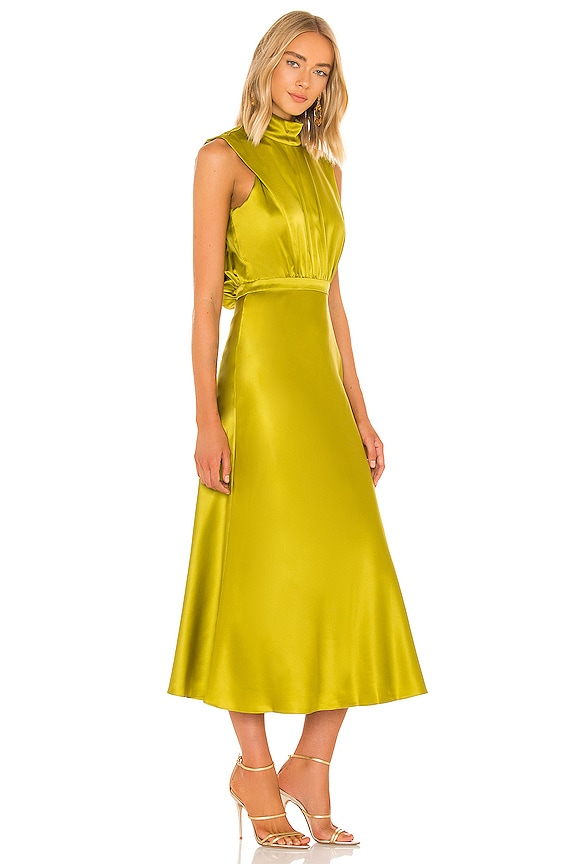 view 2 of 3 VESTIDO FLEUR in Chartreuse