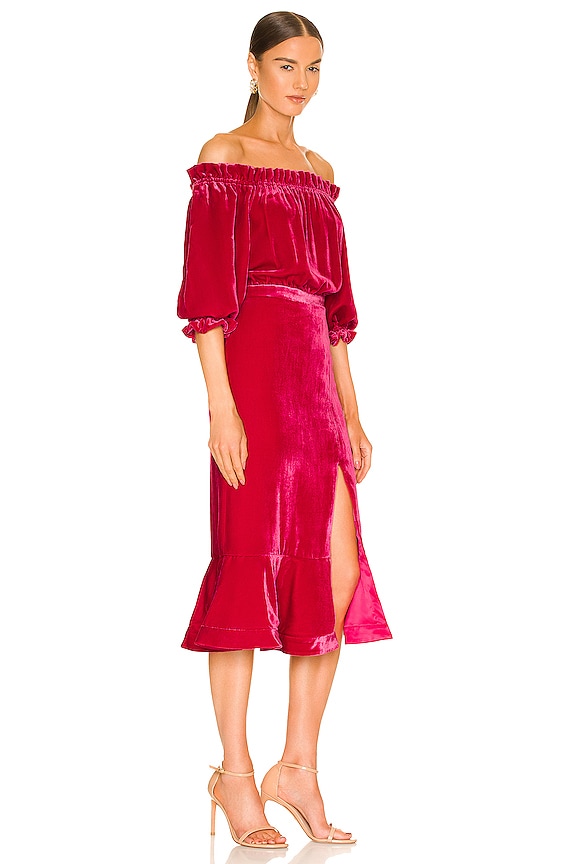 view 2 of 3 GRACE 원피스 in Magenta