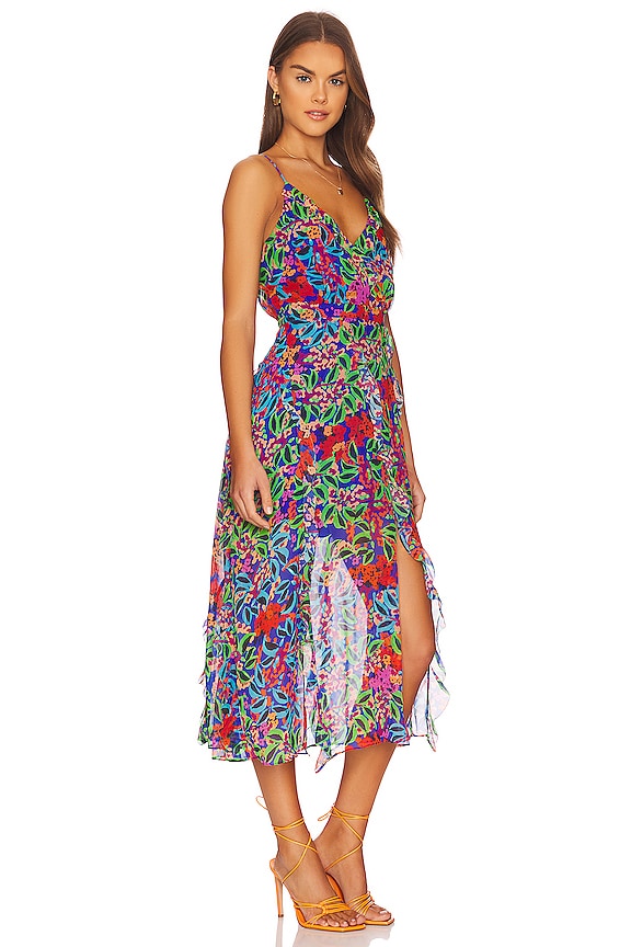 view 2 of 3 VESTIDO AYLA in Tropical Begonia