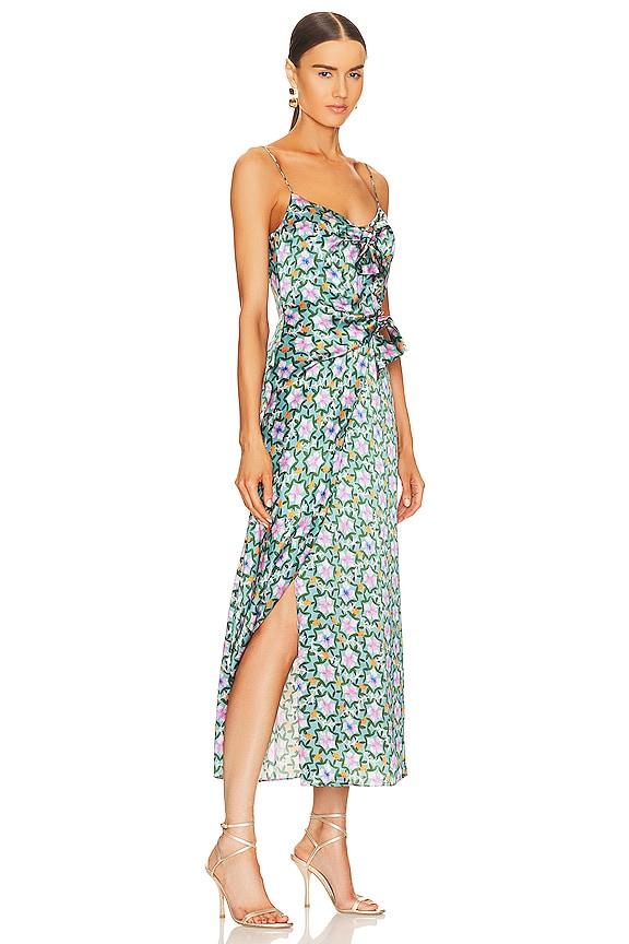 view 2 of 3 Penelope-b Dress in Sorrel Teal