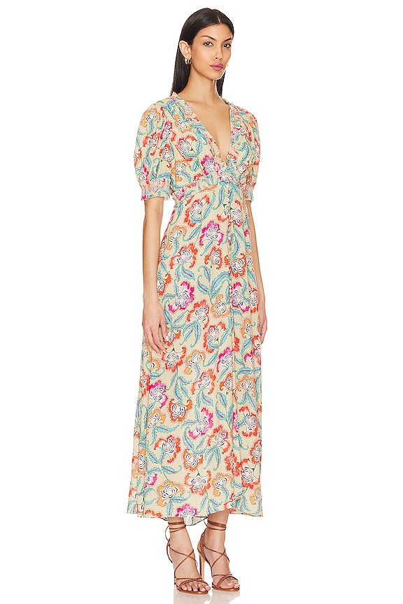 view 2 of 3 ROBE À SMOCKS LEAH in Aphrodite