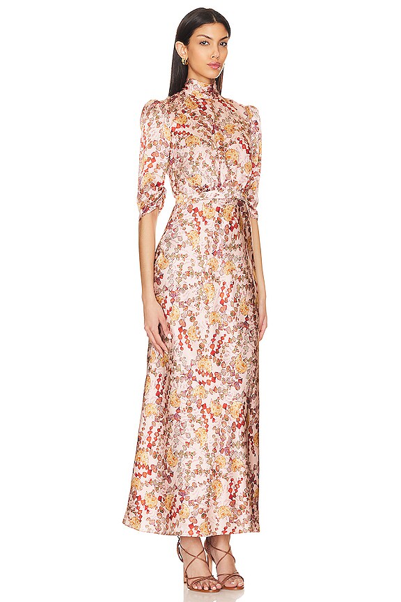 view 2 of 3 Adele Dress in Sandstone Blush