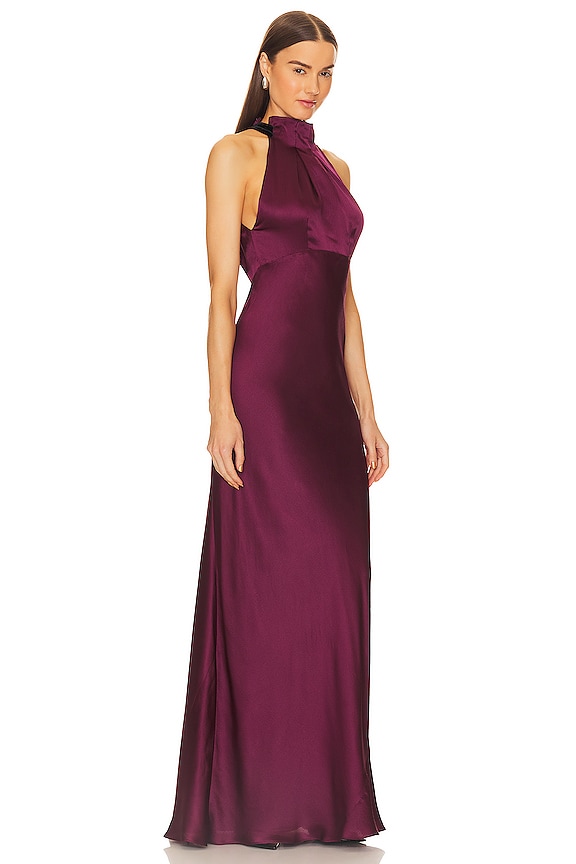 view 2 of 3 MICHELLE ドレス in Wine & Black