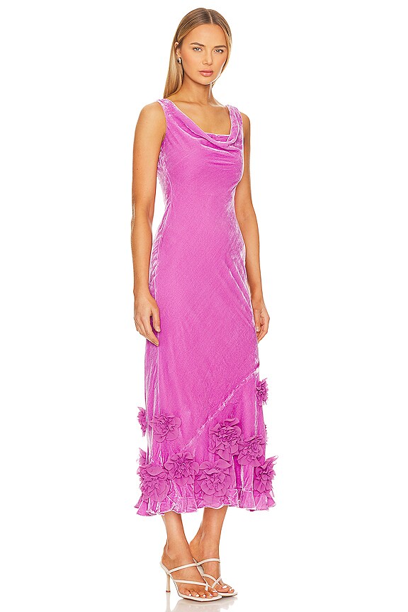 view 2 of 3 МАКСИ ПЛАТЬЕ ASHER in Peony