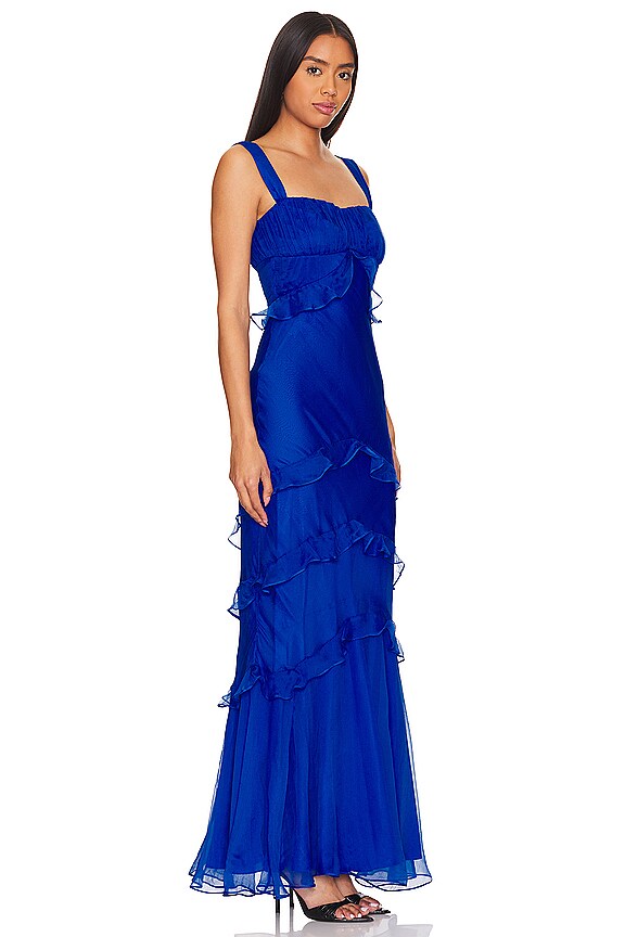 view 2 of 3 VESTIDO CHANDRA in Lapis Blue