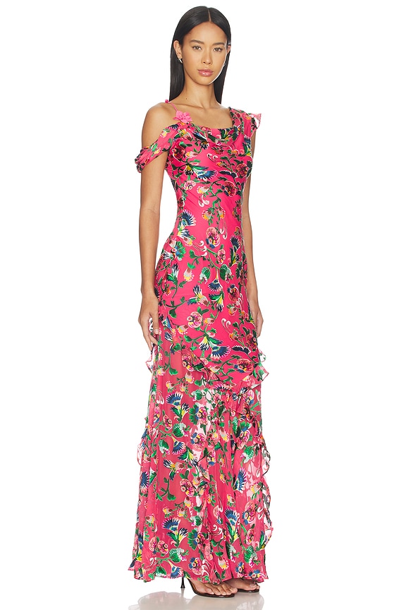 view 2 of 4 Seema Dress in Saffier Raspberry