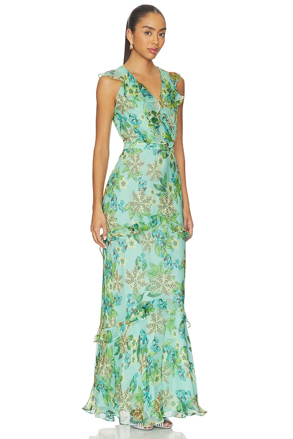 view 2 of 3 Rita Dress in Fiori Mint