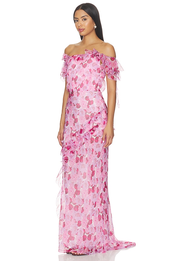 view 2 of 3 Nina Dress in Windflower Rose