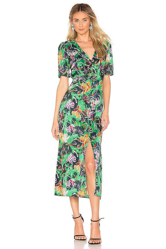 view 1 of 3 VESTIDO MIDI EDEN in Emerald Kingcup