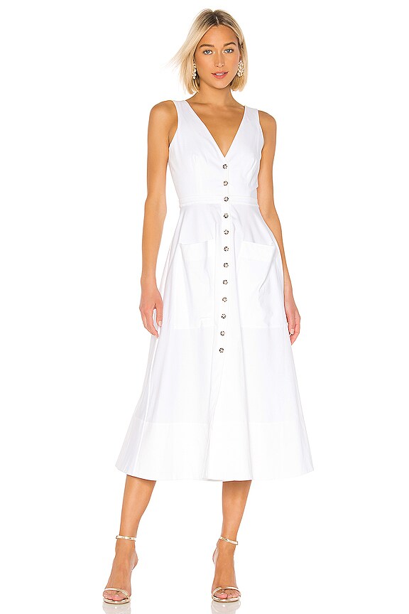 view 1 of 3 Zoey Cutout Dress in White