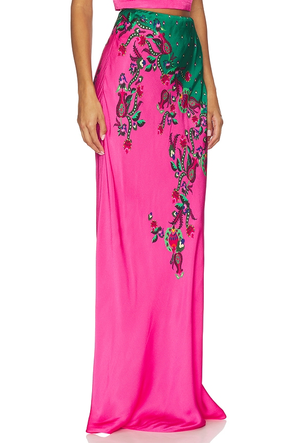 view 2 of 6 Carine Long Skirt in Budapest Meadow