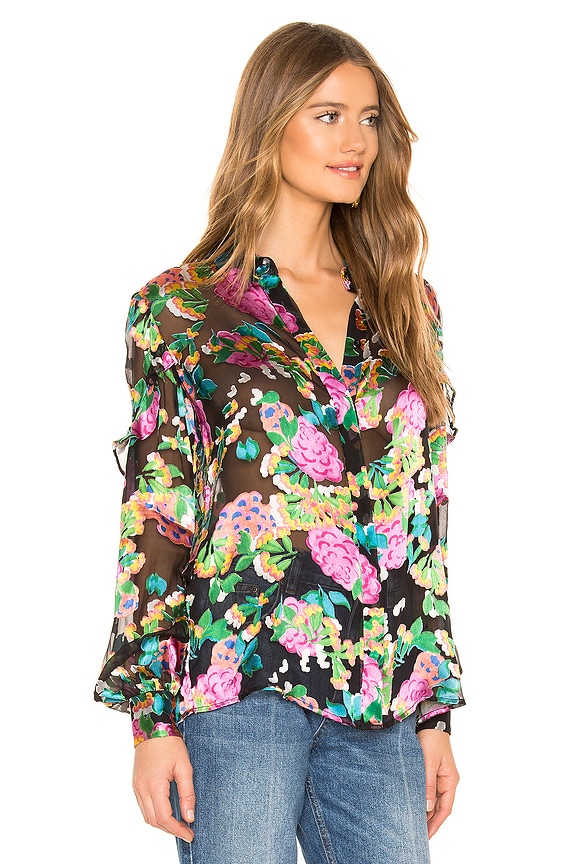 view 2 of 4 Myra Shirt in Hydrangea