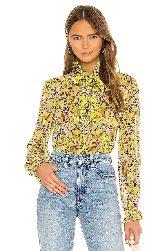 view 2 of 4 Emile Top in Citrus Jungle Monkey