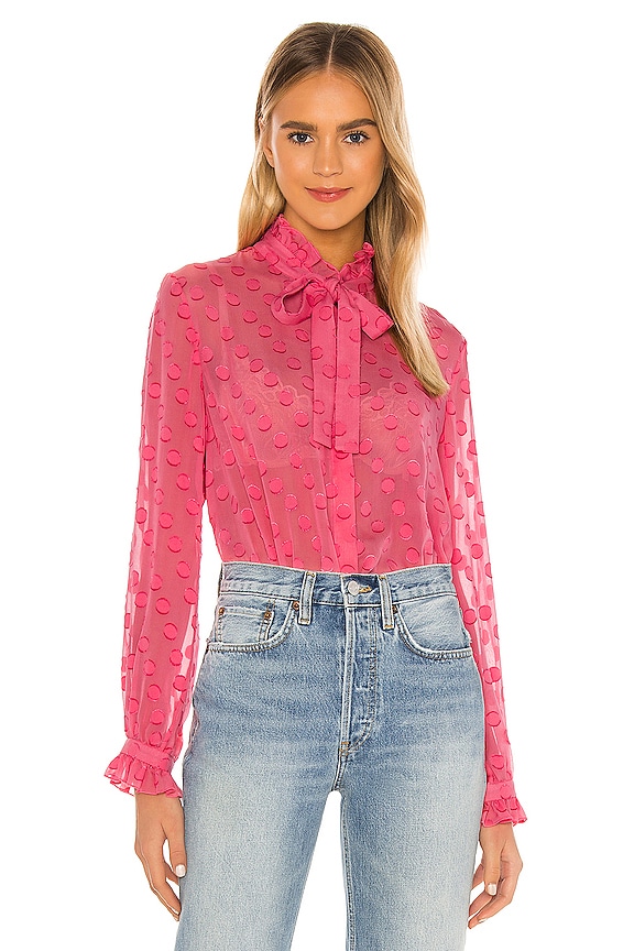 view 2 of 5 Emile Top in Watermelon Pink